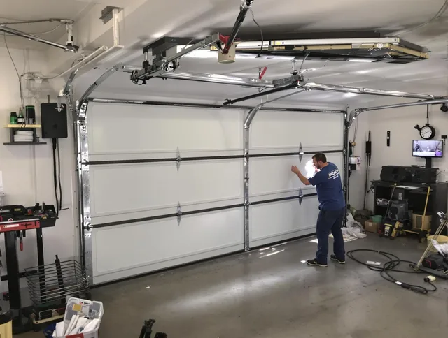 Professional garage door repair service by Carver Garage Door Repair in Carver