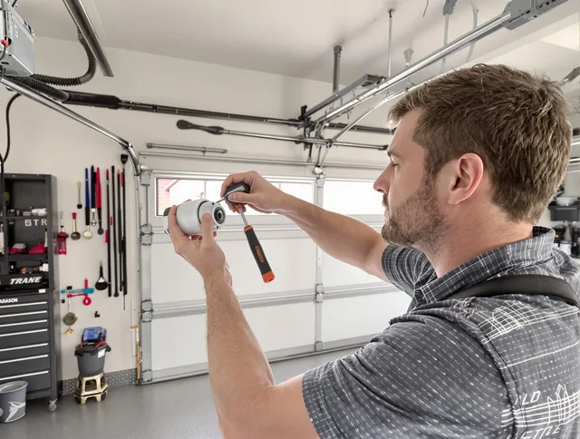 Garage door opener repair service by Carver Garage Door Repair in Carver